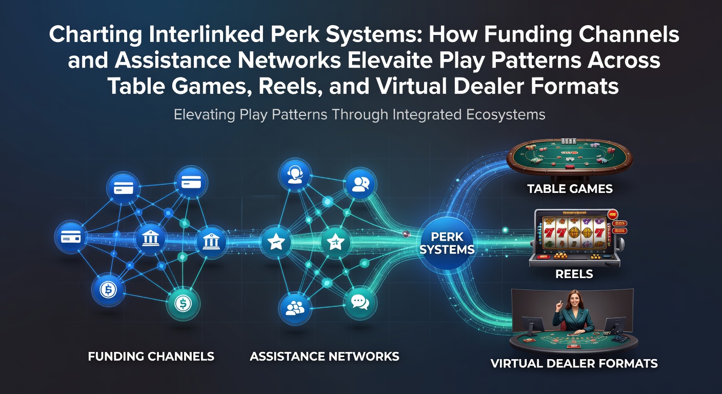 Diagramm vernetzter Bonus-Systeme über Tischspiele, Slots und Live-Dealer-Formate hinweg