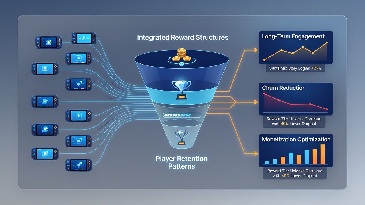 Datenvisualisierung von Retentionsmustern in mobilen Gaming-Plattformen