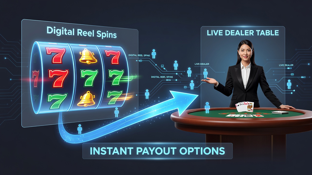 Transaktionsflüsse und Spielerwechsel zwischen Slots und Live-Tischen